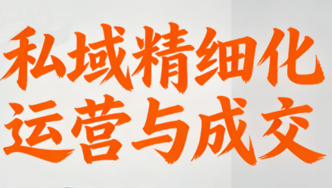 楚老师·私域精细化运营与成交-柚子网创